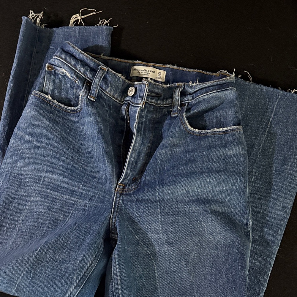 Abercrombie & Fitch Ultra High Rise Blue Denim